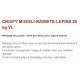 crispy muesli rabbits lapins 20kg VERSELE LAGA