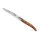 couteau LAGUIOLE G DAVID olivier mitre inox mat 12cm cerfs 4112.C