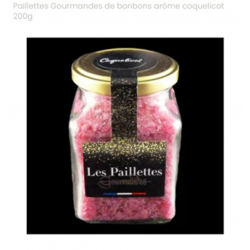 Les paillettes gourmandes coquelicot