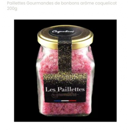 Les paillettes gourmandes coquelicot