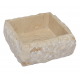 Lavabo Crème 30x30x13 cm Marbre