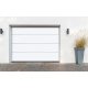 Porte de garage sectionnelle motorisée PREMIUM 212x300 blanc 9016 lisse