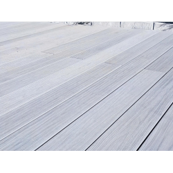 Planche terrasse coexprotect, gris, L.240 x l.14.5 cm x Ep.21 mm