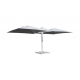 Parasol double Sombra NATERIAL gris, L.300 x l.300 cm