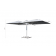 Parasol double Sombra NATERIAL gris, L.300 x l.300 cm