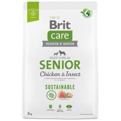 BRIT CARE senior breed chicken/insect 3kg