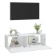 Meubles TV muraux 2 pcs blanc 100x30x30 cm bois d'ingénierie