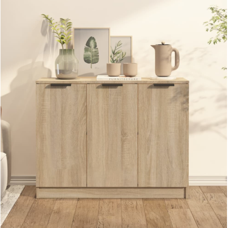 Buffet Chêne sonoma 90,5x30x70 cm Bois d'ingénierie