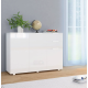 Buffet Blanc brillant 107x35x80,5 cm