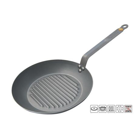 POELE GRILL DE BUYER MINERAL D 32CM 5613.32