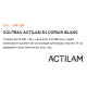 COUTEAU ACTILAM S4 CORIAN BLANC S4.CB