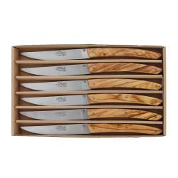 COFFRET 6 COUTEAUX LE THIERS BJB OLIVIER BJB.1023