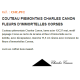 COUTEAU PIEMONTAIS CHARLES CANON FLEURS D'IMMORTELLES CORSES CHI.PFI