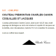 COUTEAU PIEMONTAIS CHARLES CANON COQUILLES ST JACQUES CHC.PSJ