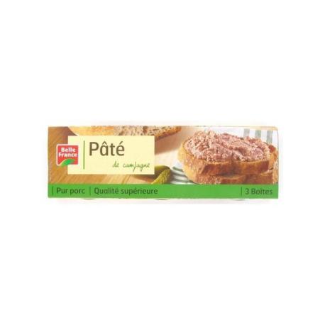 pâté de campagne lot de 3