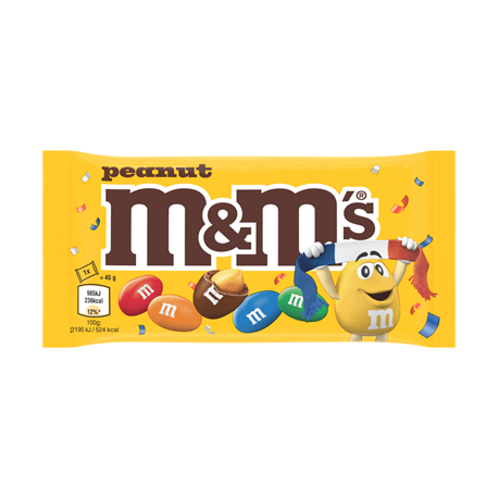 M&M's peanut sachets de 45g