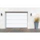 Porte de garage sectionnelle motorisée PREMIUM 212x300 blanc 9016 lisse