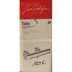 Mitigeur thermostatique douche chromé brillant, JACOB DELAFON Gabin