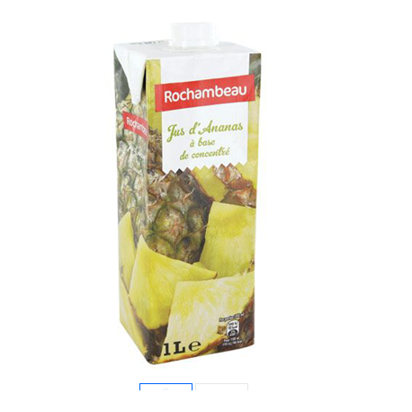 Jus d'ananas  rochambeau