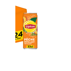 Lipton pétillant pêche