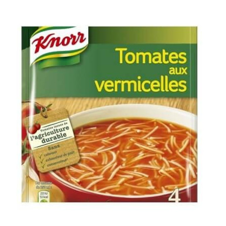 Soupe tomate vermicelle