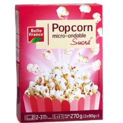 Pop corn sucre