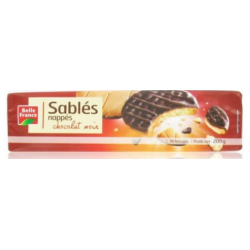 Sablés napppés chocolat noir