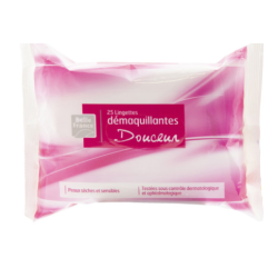 Lingettes démaquillante doux