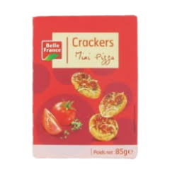 Crackers mini pizza