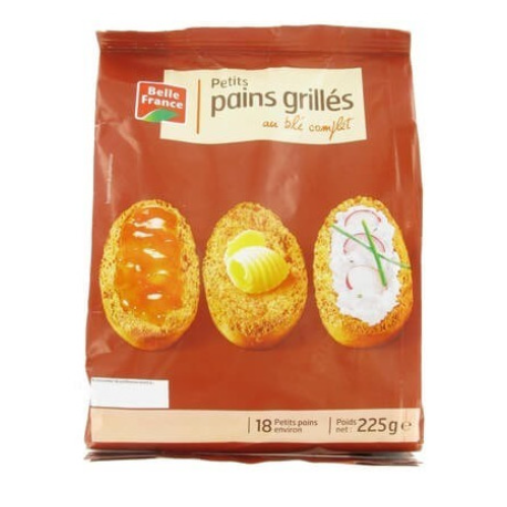 Petits pains grillés ble complet