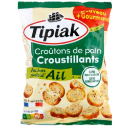 Croutons de pain goût ail