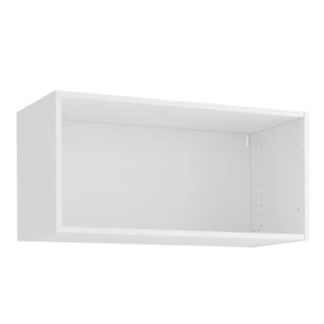 Caisson haut de cuisine DELINIA ID blanc H.38.4 x l.80 x P.35 cm