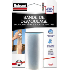 Bande de démoulage pour mastic RUBSON, transparent 25M