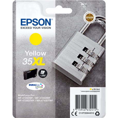 Cartouche encre EPSON 35 XL jaune