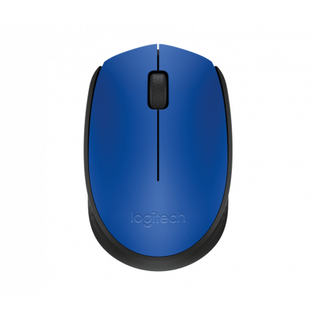 Souris optique Logitech M171 bleu, noir