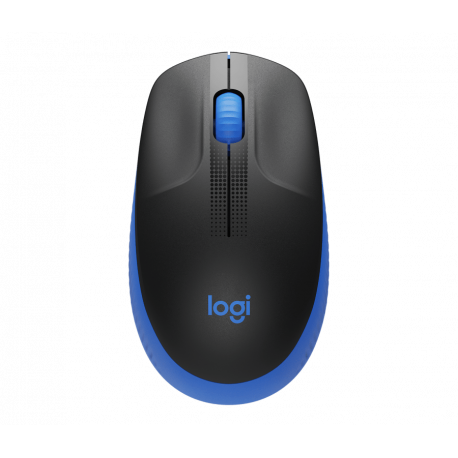 Souris sans fil - Logitech - M190 ergonomique - Bleu