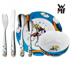 Couverts enfant Licorne - Assiette et bol en porcelaine