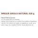 brique d'argile natural 620g