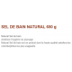 sel de bain natural 650g