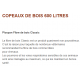 copeaux de bois 600 litres PLOSPAN