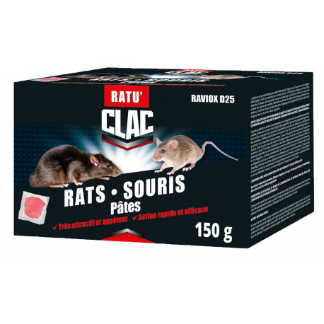 ratuclac rats souris pates 150g PROTECTA